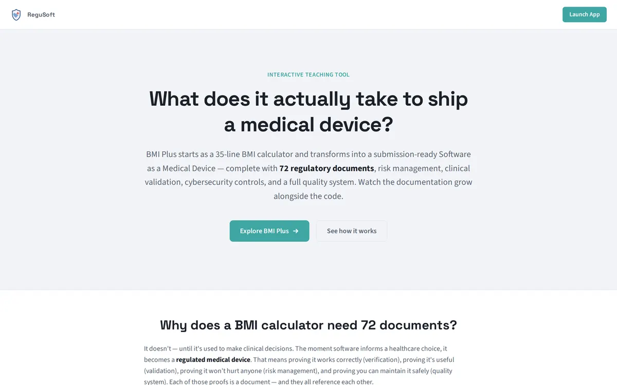 Screenshot of BMIPlus